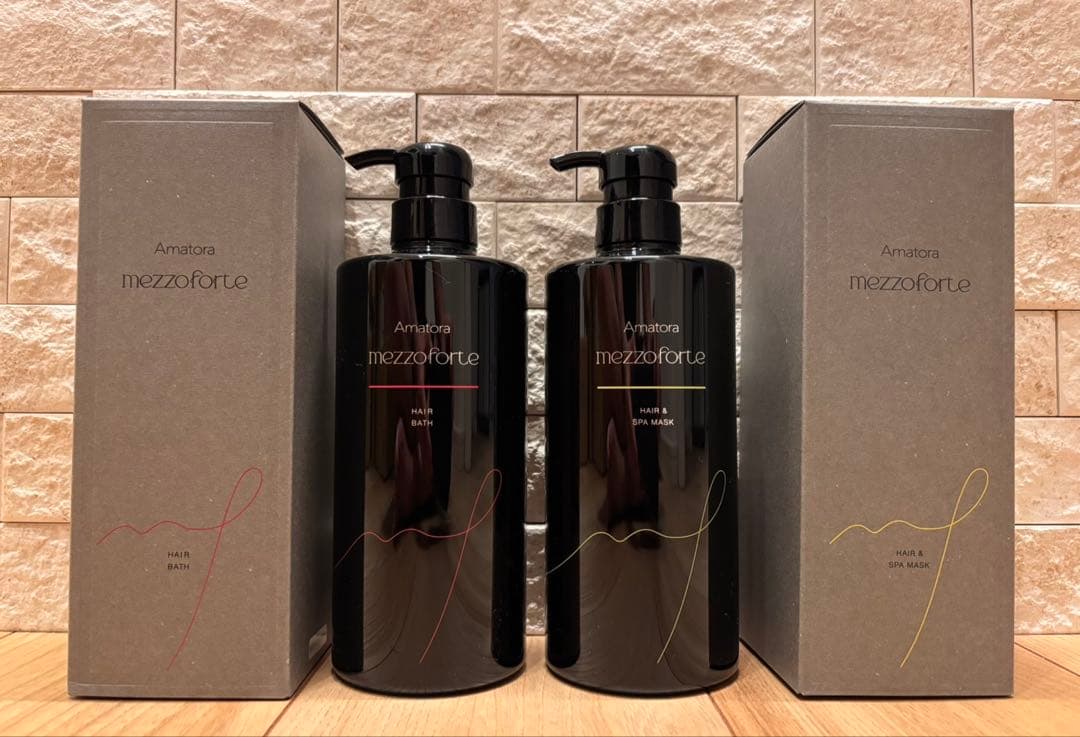 NEW】アマトラ メゾフォルテ ヘアバス&スパマスク680セット - メルカリ