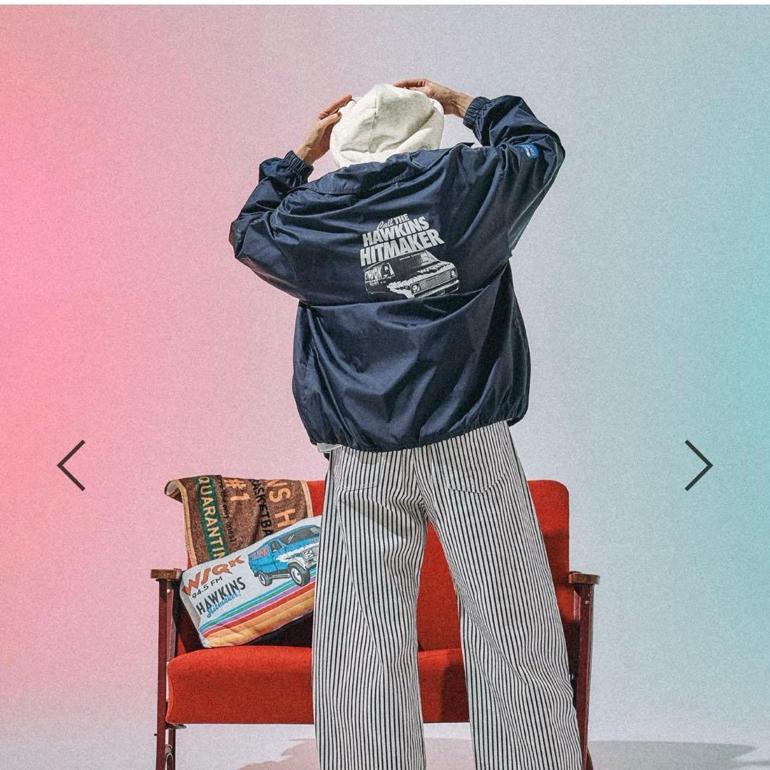 金曜日まで【ニコアンド✗﻿ストレンジャーシングス】コーチジャケット