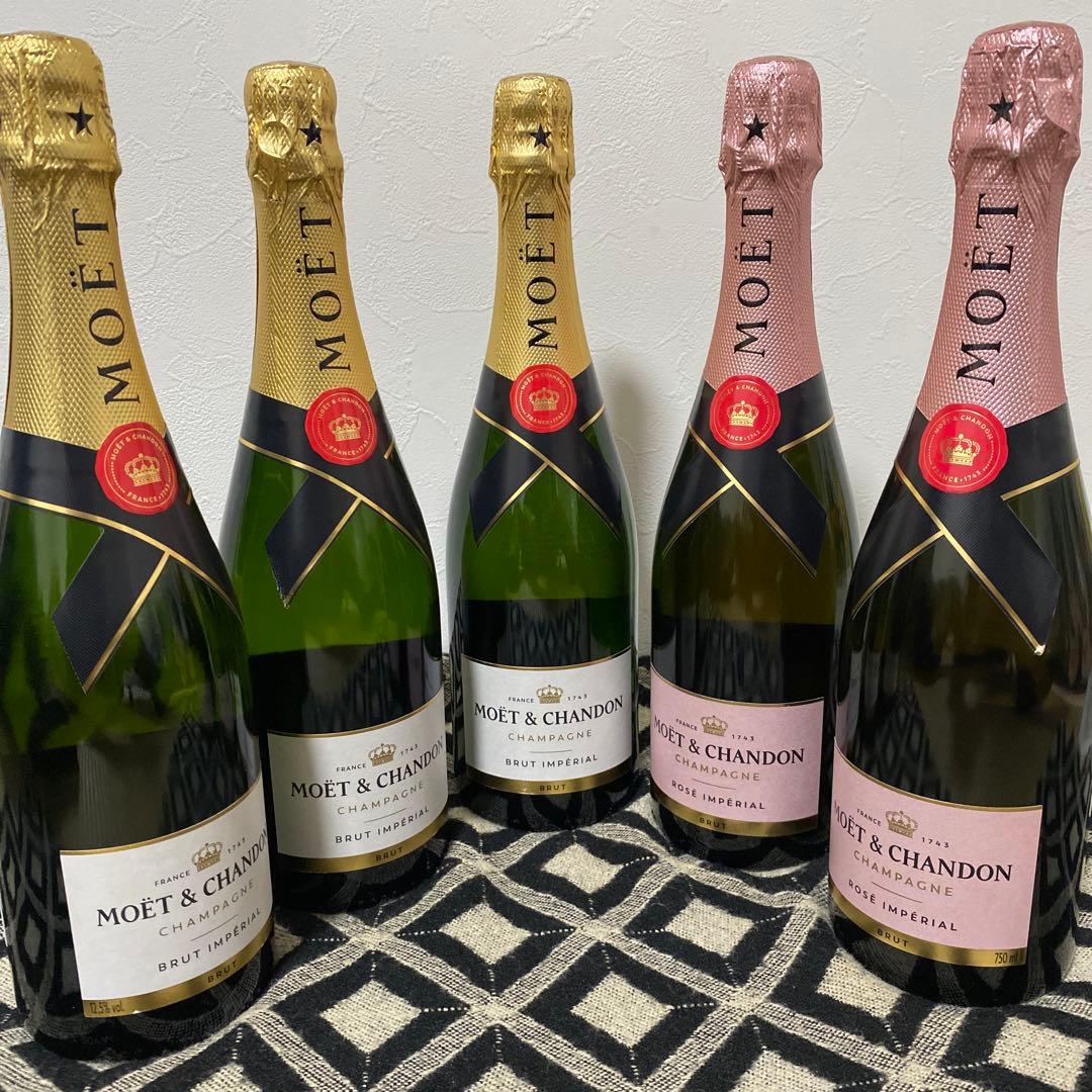 モエ・エ・シャンドン imperial ブリュット 750ml ロゼ　５本セット ワイン通販】モエ・エ・シャンドン ブリュット ”ロゼ・アンぺリアル