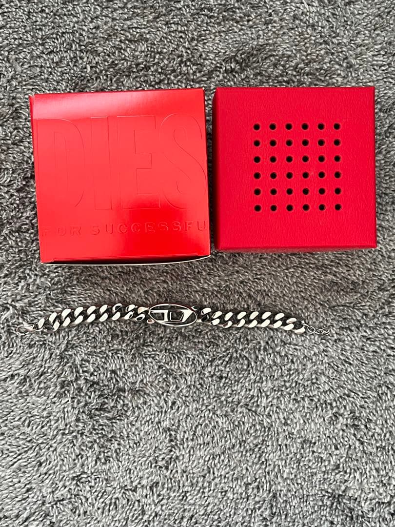 おまけ付き】DIESEL Diesel チェーンブレスレット オリジナルボックス付き