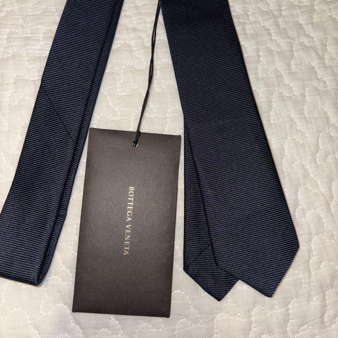 BOTTEGA VENETA ネイビー ネクタイ新品 正規 - メルカリ