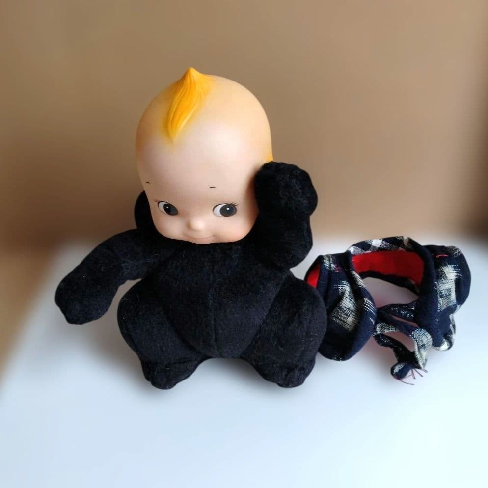 ローズオニールキューピー 黒ネコ招き猫 3/8までの出品です - メルカリ