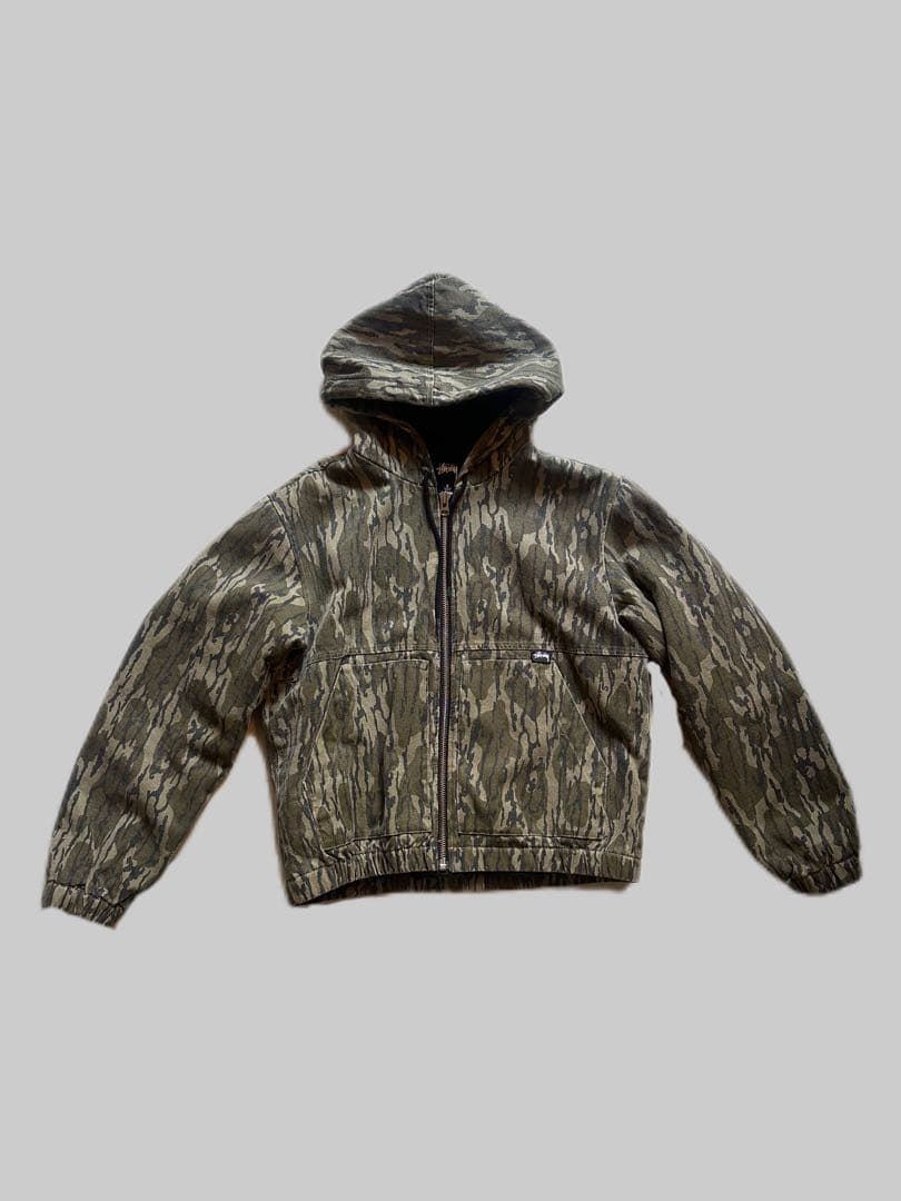 Stussy カモフラージュ フード付きジャケット