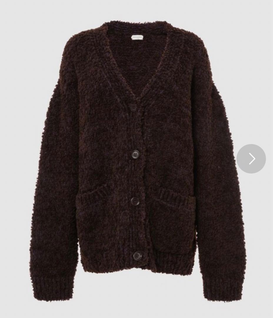 dries van noten】 23-24AW シャギーニットカーディガン - メルカリ