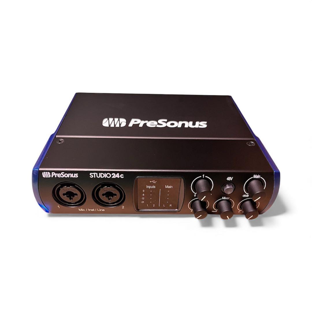 美品 PreSonus STUDIO 24c オーディオインターフェイス PRESONUS ( プレソナス ) Studio 24c オーディオインターフェイス 送料