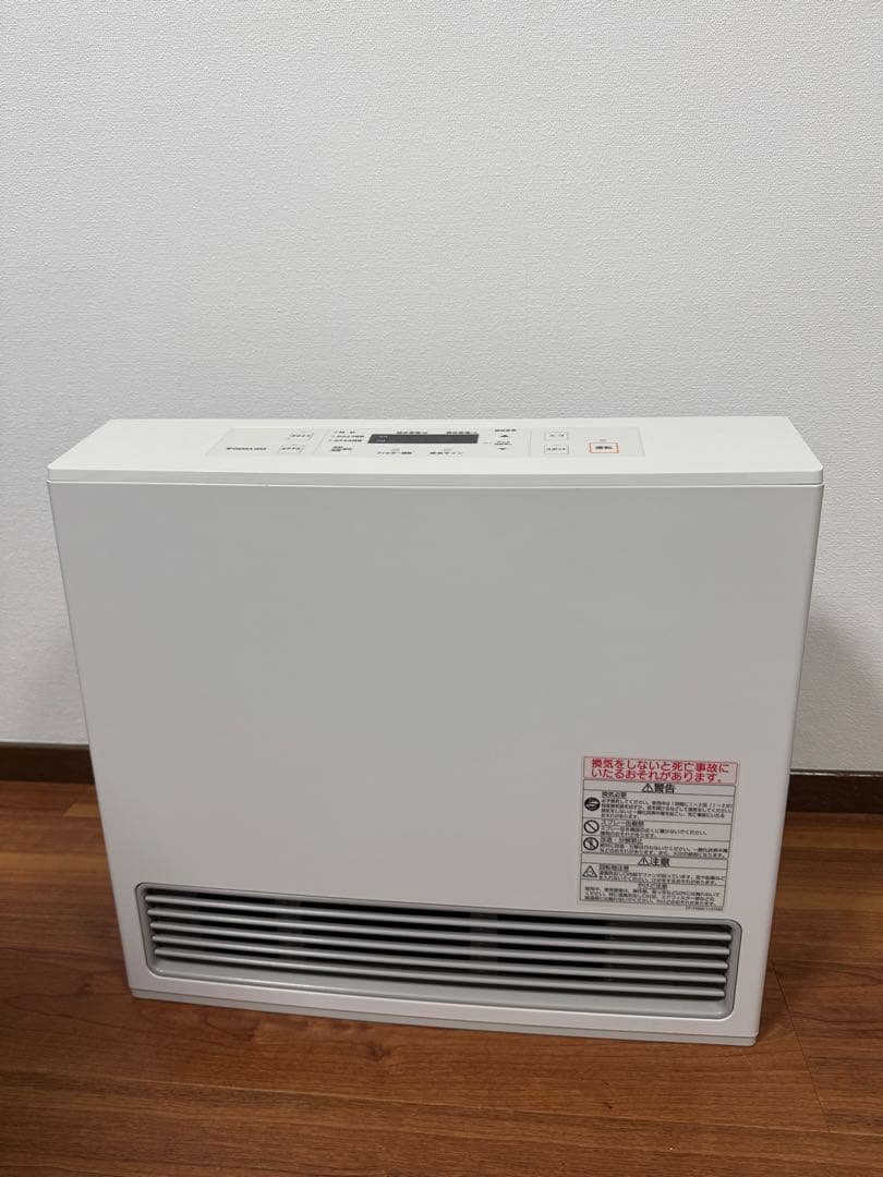 【 都市ガス】リンナイ　ガスファンヒーター　RC-U5801E 都市ガス用 RC-U5801E ガスファンヒーター Standard（スタンダード） ホワイト