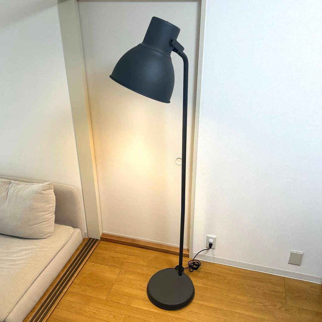 IKEA HEKTAR ヘクタル フロアランプ グレー（掲載期間4/13まで