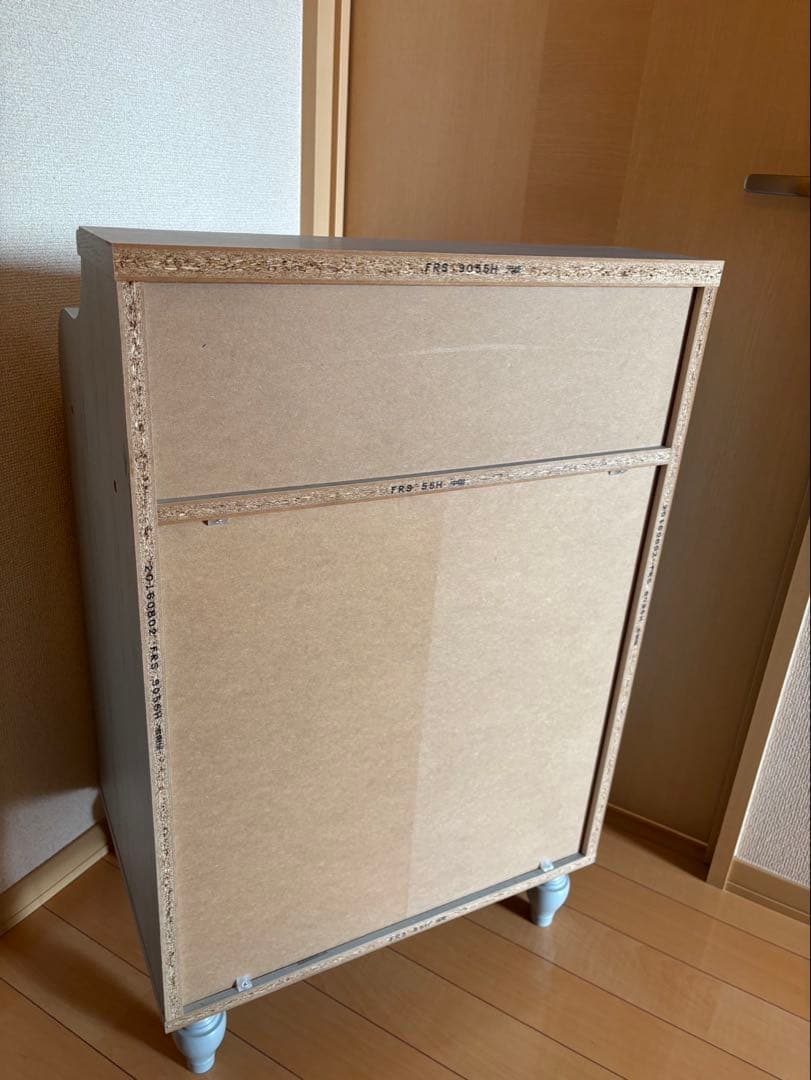 白井産業 フレンチシャビー チェスト フレンチカントリー ペールブルー