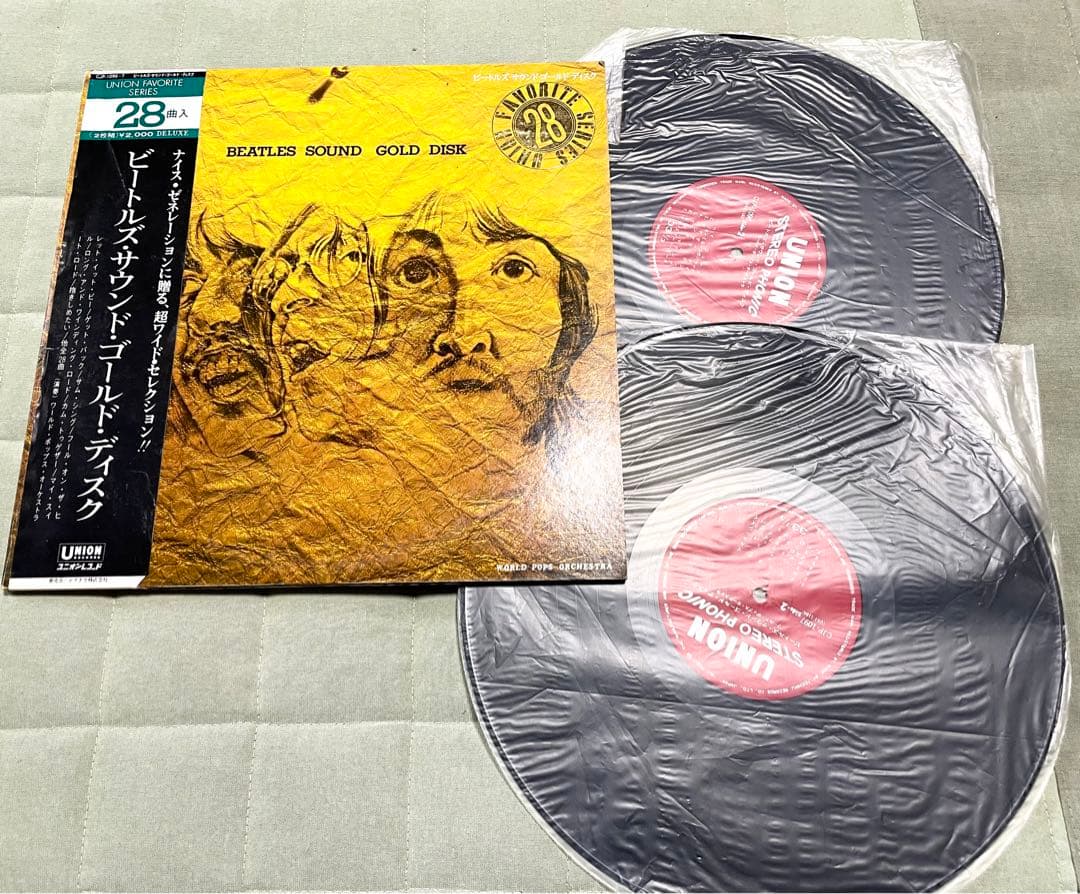 ◇洋楽レコード ビートルズ・サウンド・ゴールド・ディスクTHE