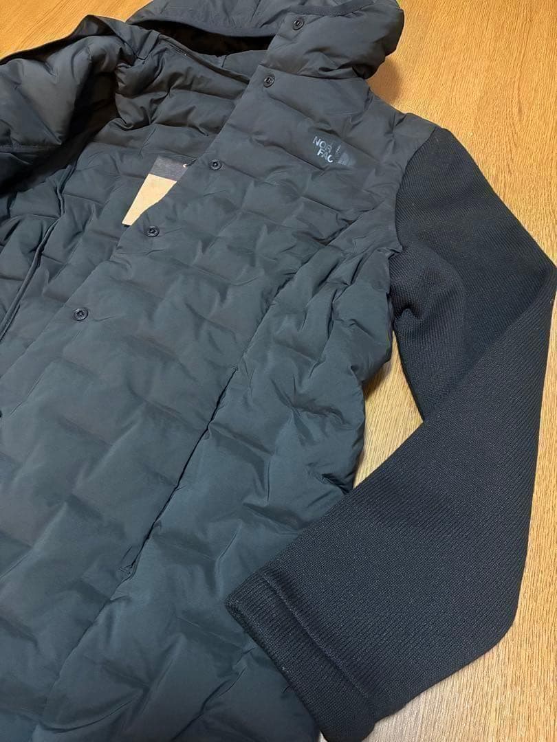 新品⭐️ノースフェイス高級グースダウンチューブ切替コート ブラックM