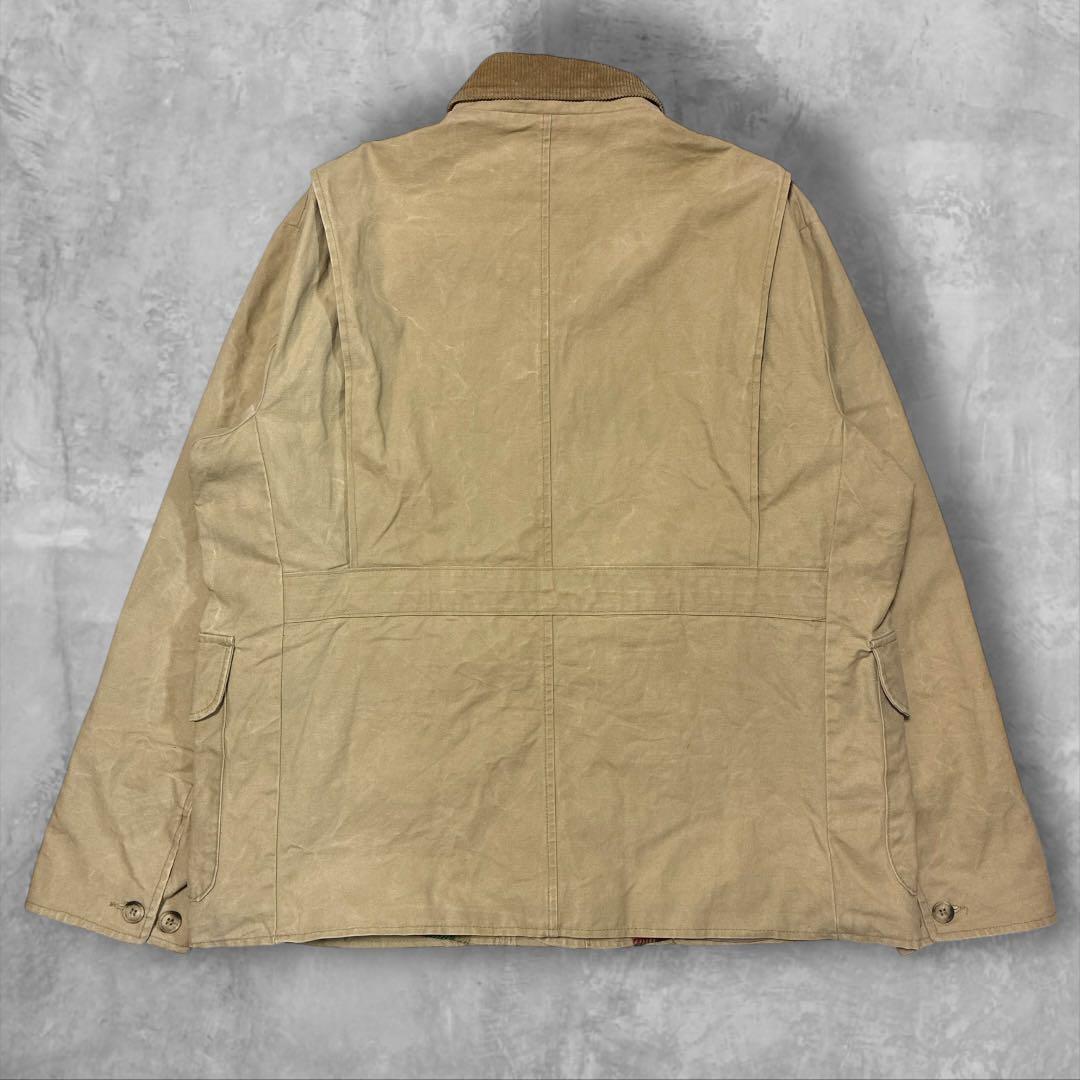 Woolrich80s90sダック地チョアコートUSA製裏ブランケット襟コーズ