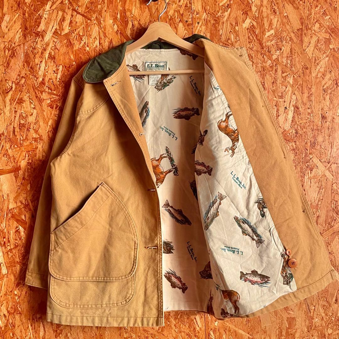 80s OLD L.L.Bean USA製 ハンティングジャケット カバーオール