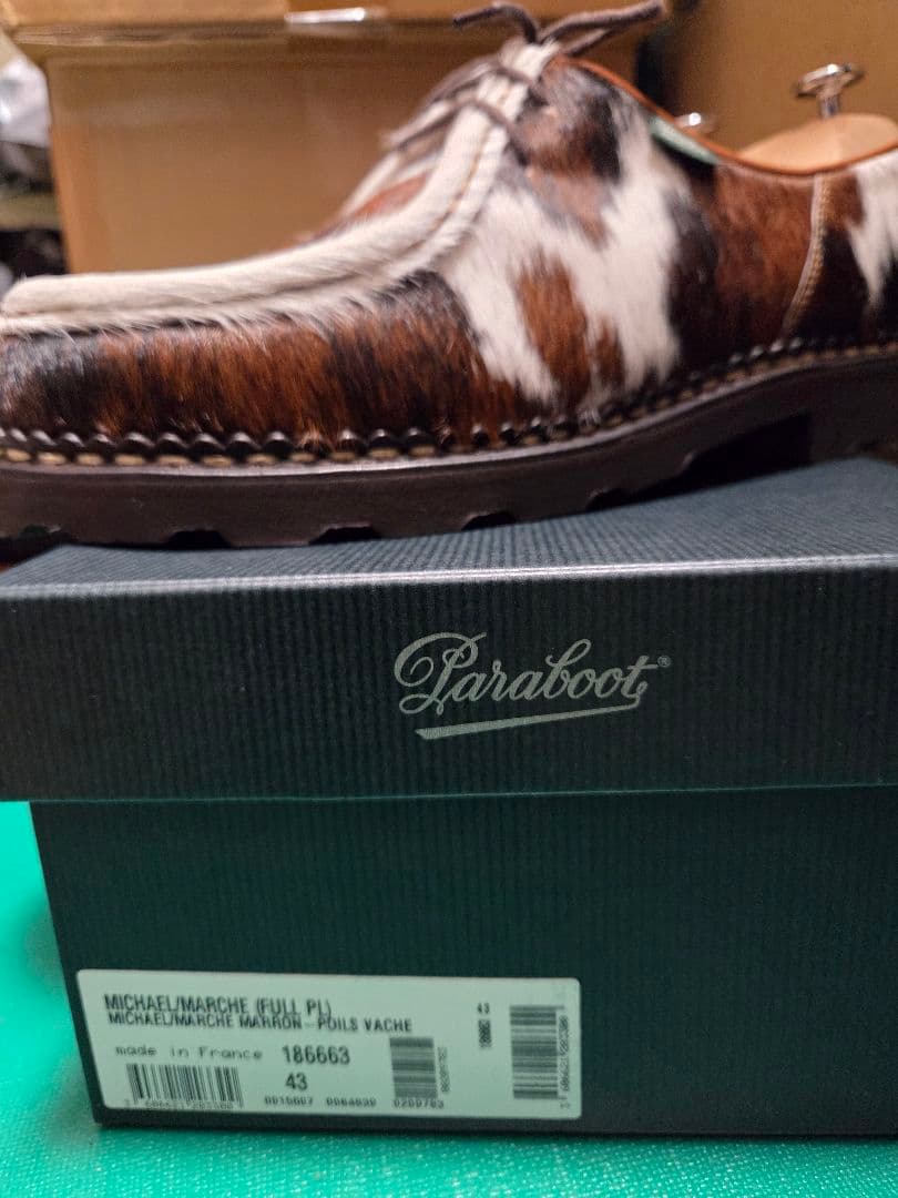 未使用】Paraboot パラブーツ MICHAEL /ミカエル ハラコ 43 - メルカリ