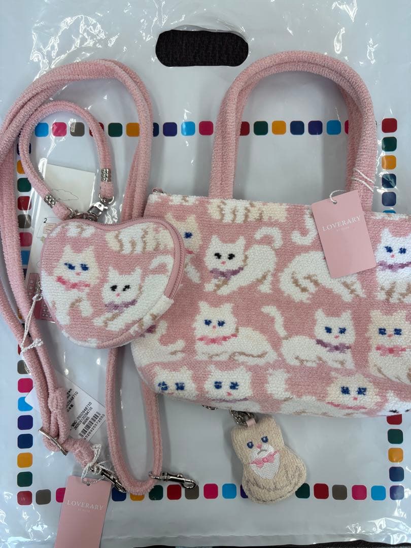 フェイラー モフモフネコチャン バッグ ポーチ - メルカリ