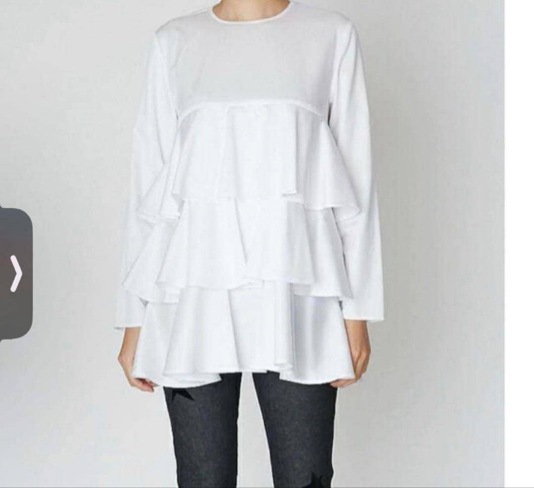 YOKOCHAN フリル トップス ブラウス 40 - メルカリ