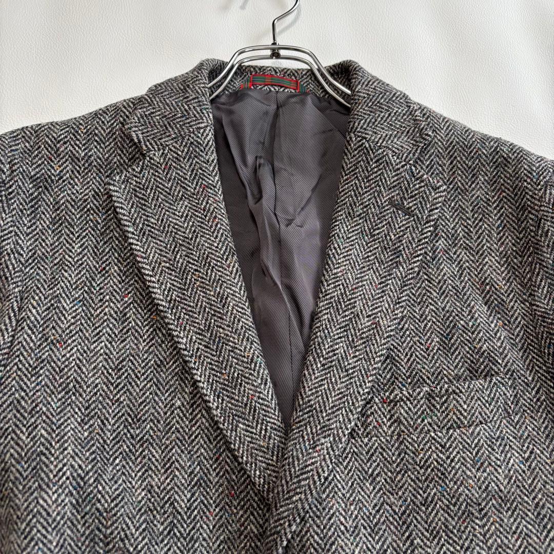 美品 ハリスツイード スタンリーブラッカー XL ミックス くるみ