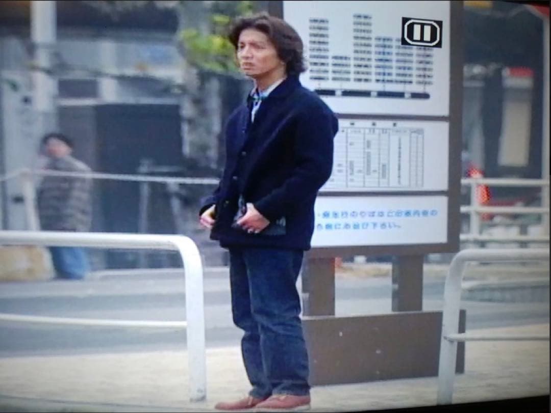 ラブジェネキムタク私物同型同色ブルーブルーBLUE BLUE圧縮ニット