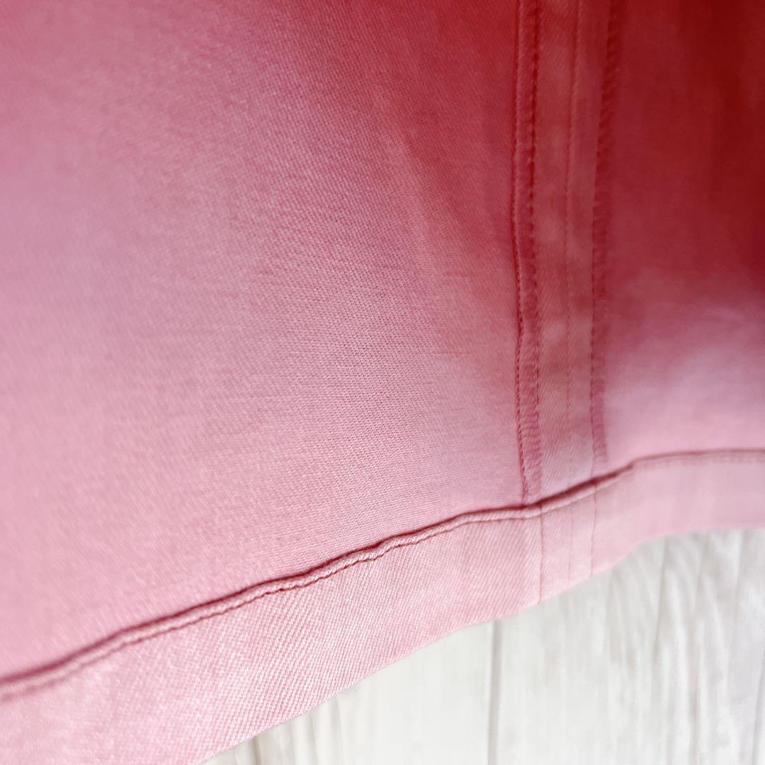 マーリエルカセット】オーバーオール スカート 大きめ ピンク