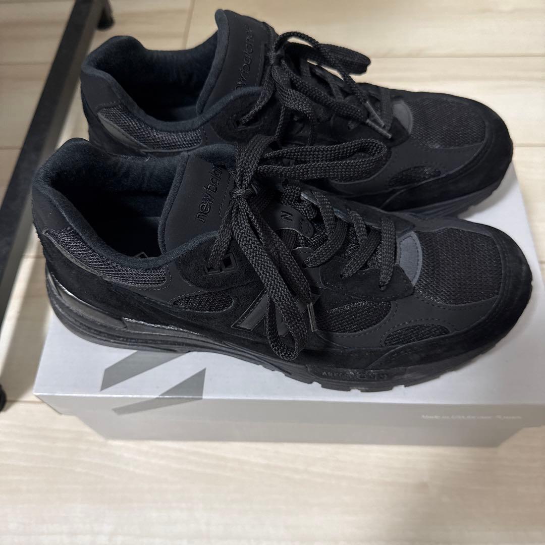 ニューバランス992　トリプルブラック　27.0cm