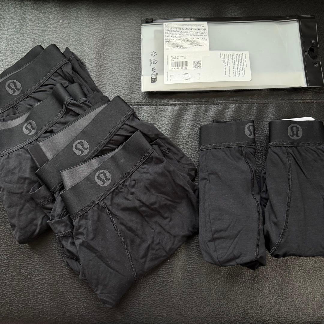 lululemon ボクサー 黒 メンズ Mサイズ 6枚セット Always In Motion ボクサー 5インチ *3Pパック | アンダーウェア