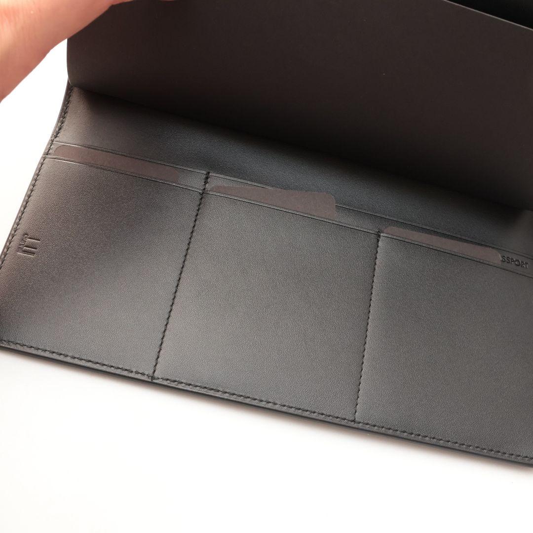 少し難有り dunhill ダンヒル 長財布 トラベルウォレット エンジン