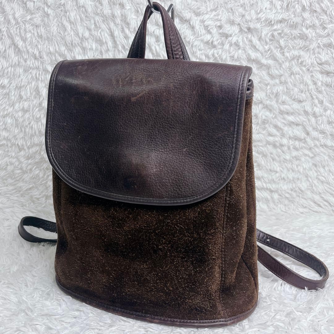 希少】OLDCOACHオールドコーチ バークレースエードリュック ブラウン
