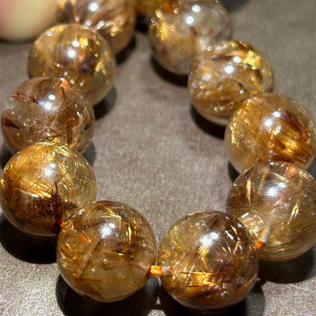 ☆別格高級品 キャッツアイ タイガー タイチン ルチル ブレス 開運福禄