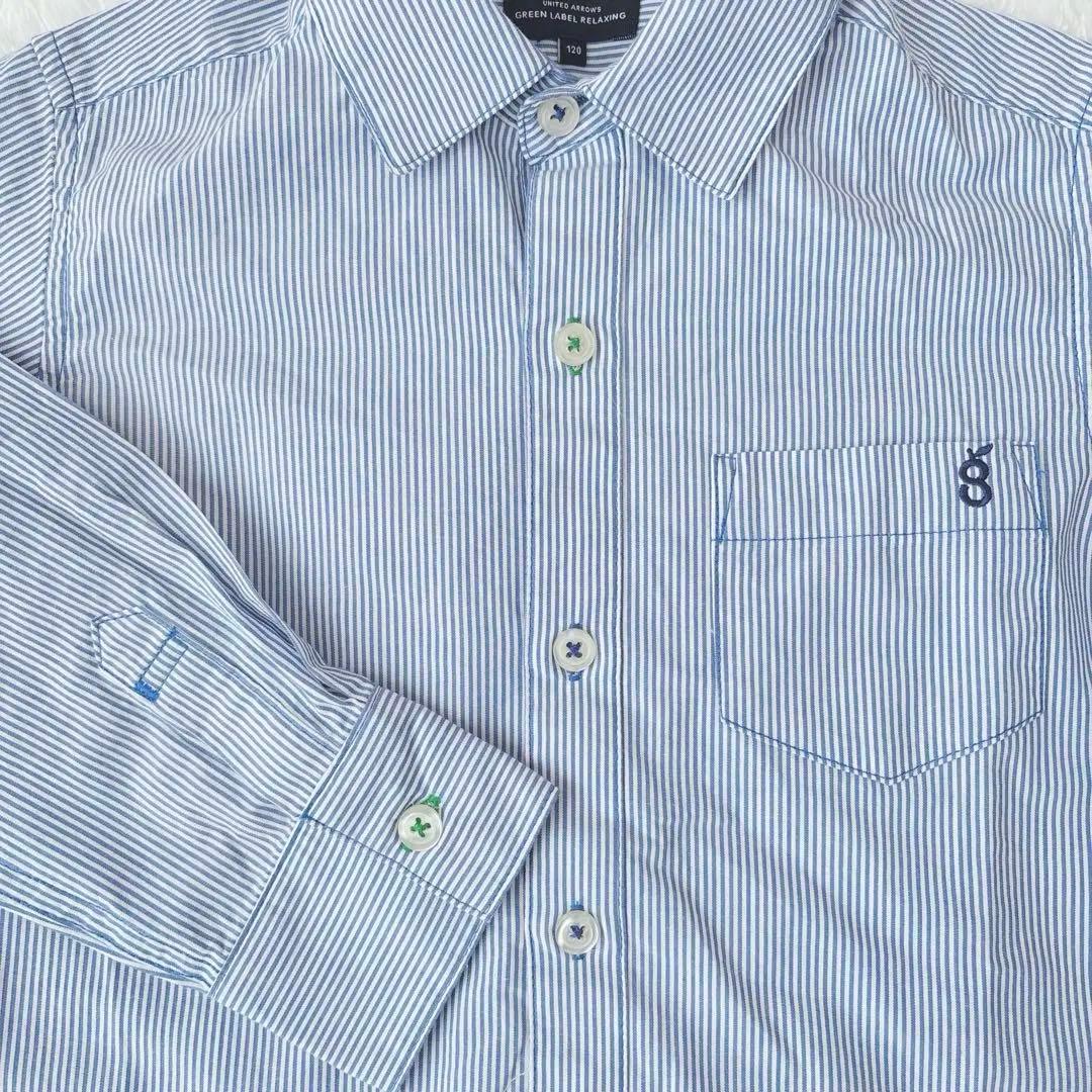 美品✨グリーンレーベル 120 スーツ /金ボタン 卒園式 入学式 5点