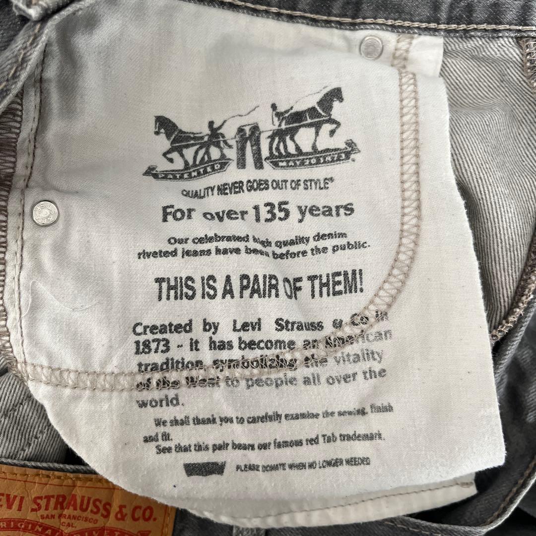 LEVI'S 569 先染め ブラック グレー W34 L32 エジプト製 - メルカリ