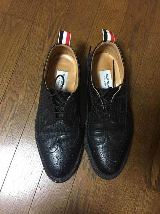 トムブラウン ウイングチップ THOMBROWNE
