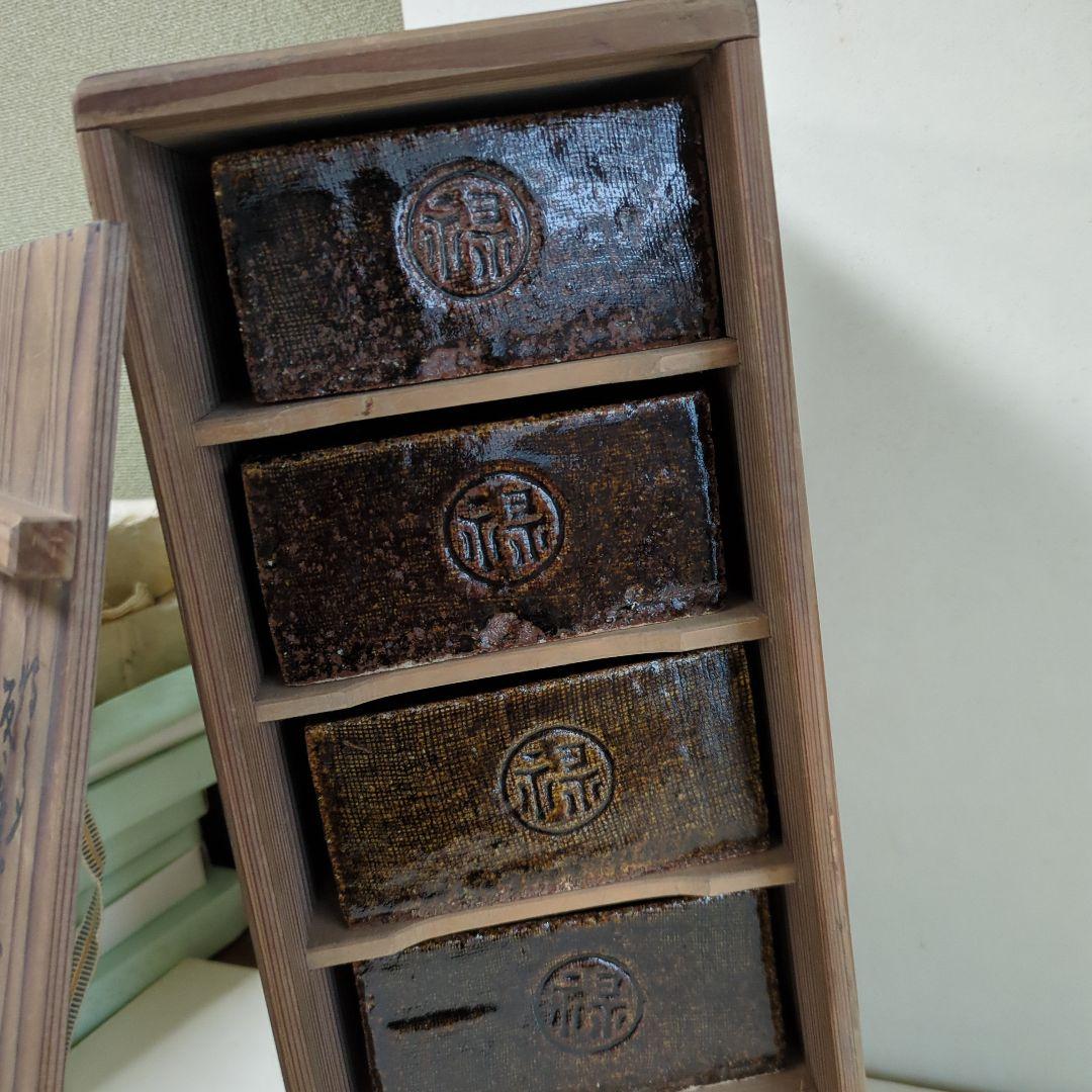 骨董 桝皿 角器 盛鉢 向付付 禄 器 在銘 陶器 5つ 木箱の通販