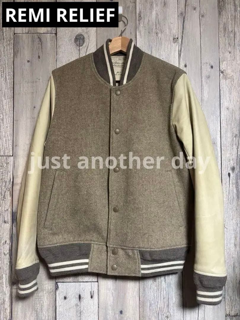 レミレリーフ スタジャン メルトン サイズM REMI RELIEF - メルカリ