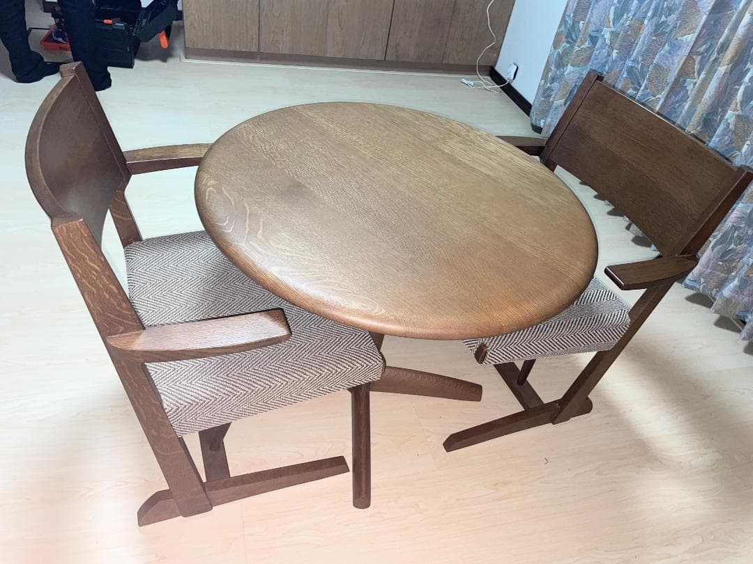 美品！飛騨産業 HIDA HTS2 円卓 丸テーブル 幅80cm 高さ65cm - メルカリ