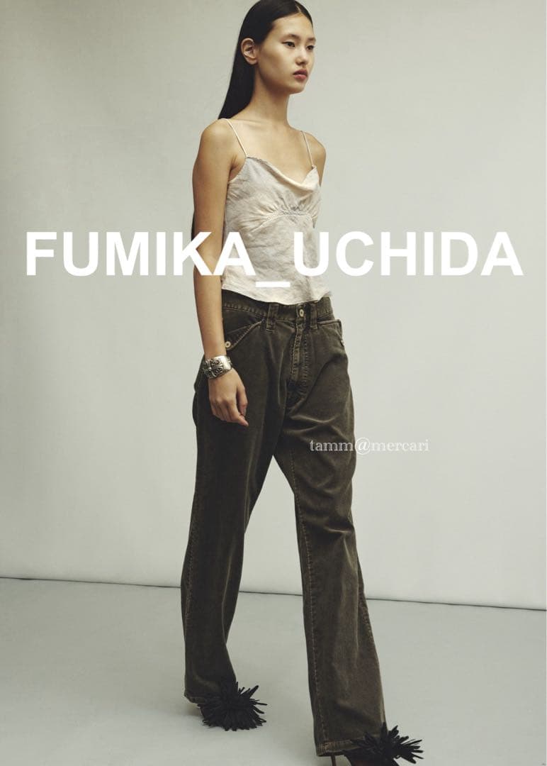 希少 即完売 フミカウチダ Corduroy Straight Pants - メルカリ