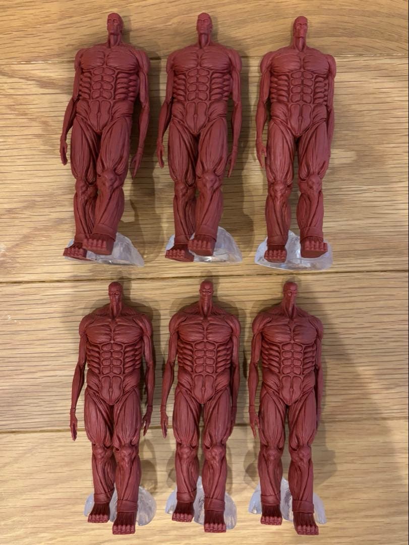 進撃の巨人 一番くじ 地ならしフィギュア コンプリートセット 6体