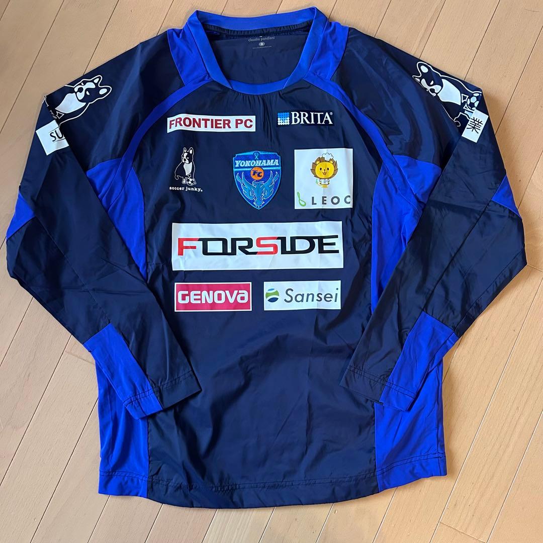 新品タグ付 横浜FC Soccer Junky ピステトップス スポンサーモデル