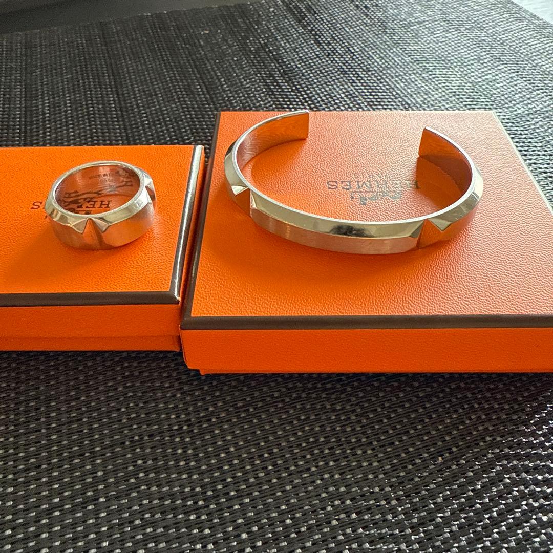 エルメス アクセサリーセット ブレスレット リング - メルカリ