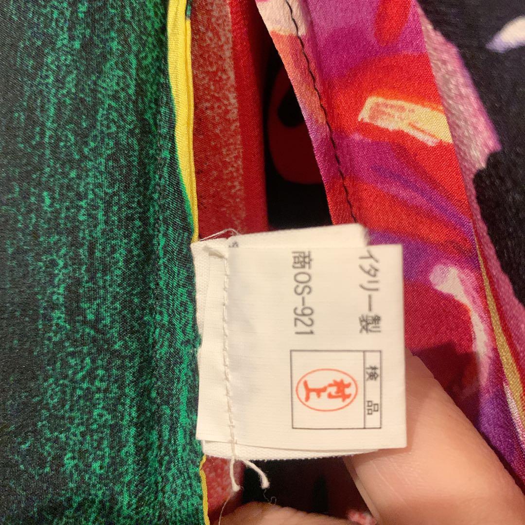 GIANNI VERSACE ジャンニヴェルサーチ シルクジャケット 40 ロゴ