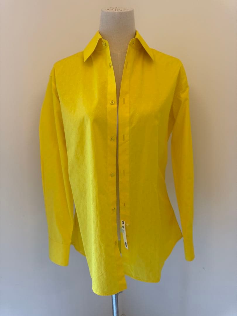 LOUIS VUITTON イエロー 長袖シャツ SLIM - トップス新しい