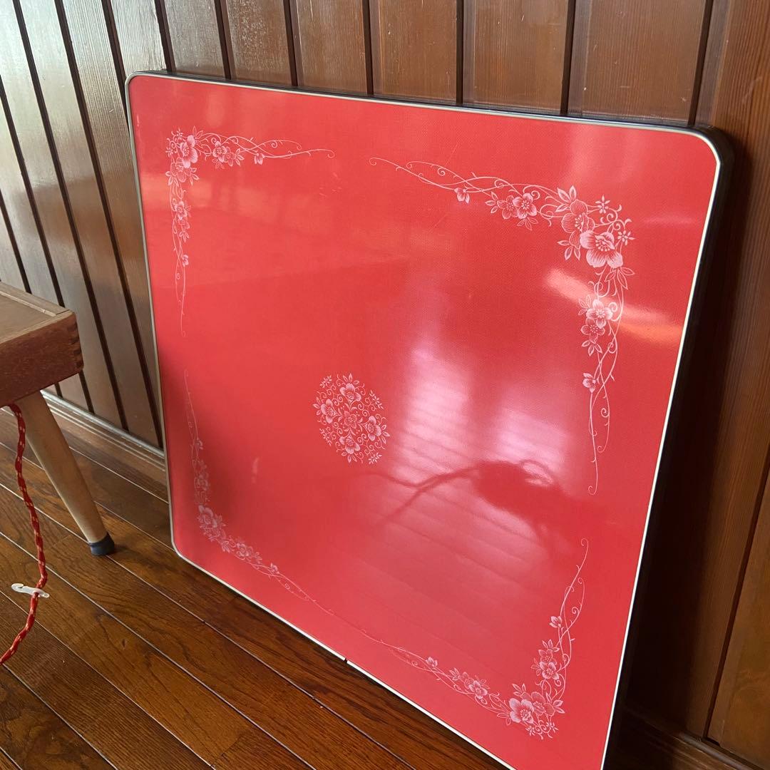 昭和レトロ 1人用 こたつ 花柄天板 レトロポップ ホリエ - メルカリ