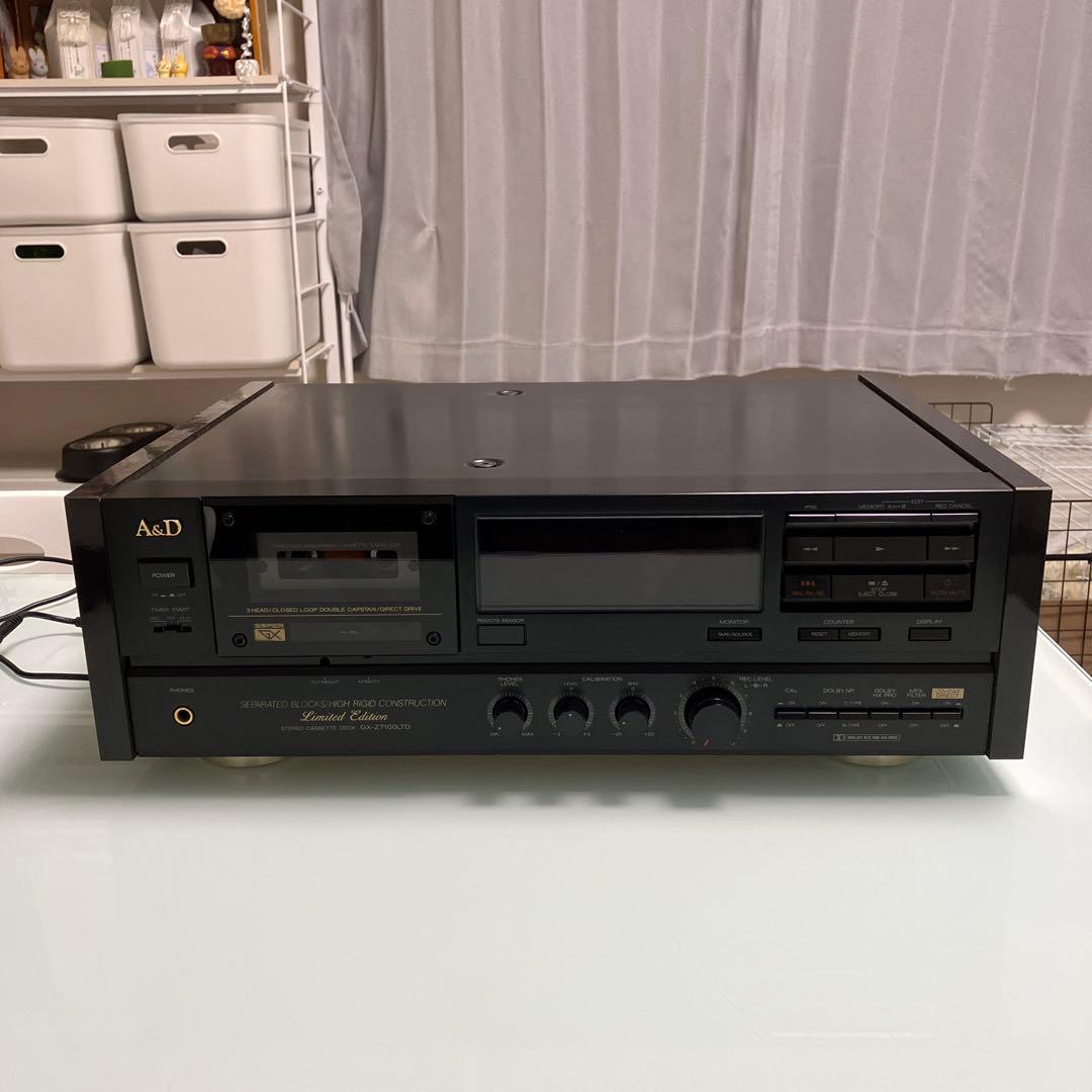 A&D GX-Z7100LTD カセットデッキ 限定版　激レア　ジャンク品 A&D カセットデッキ GX-Z7100高価買取実績 オーディオ高額査定