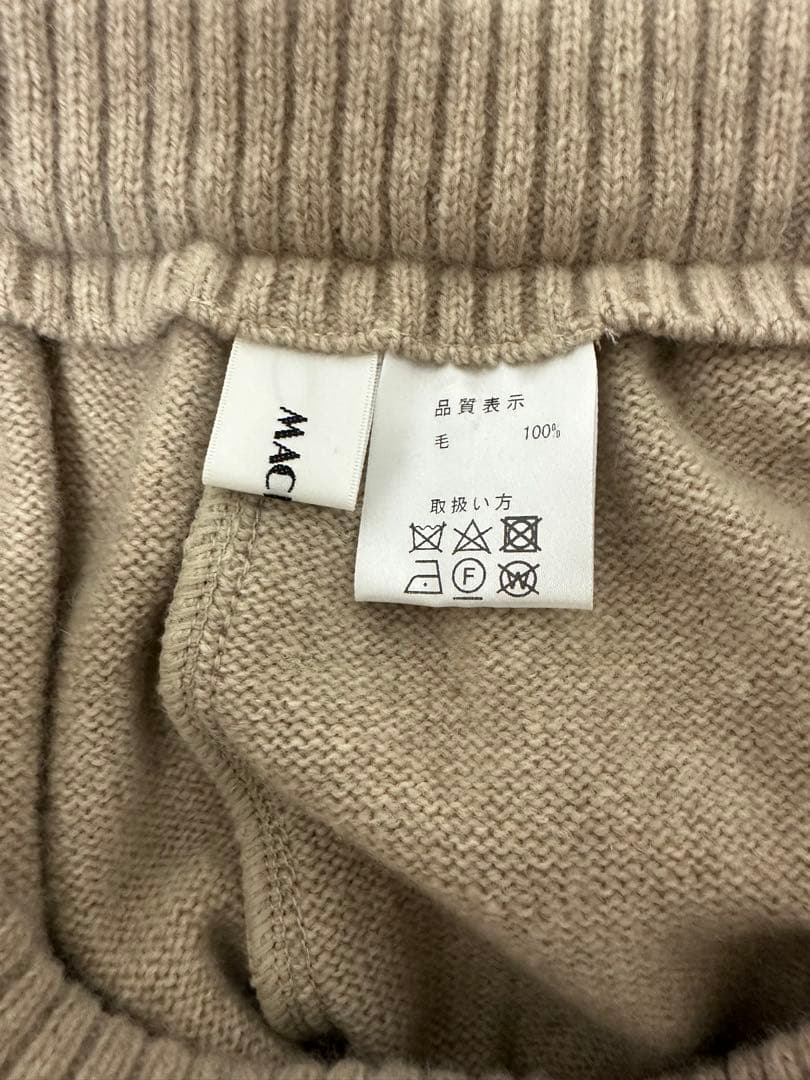 MACHATT クーマラムウールニット ベージュ セットアップ - メルカリ