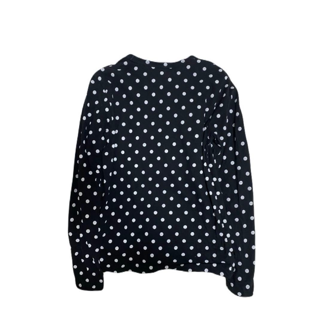 iveレイ着用 コムデギャルソン ロンt ドット ブラック - メルカリ