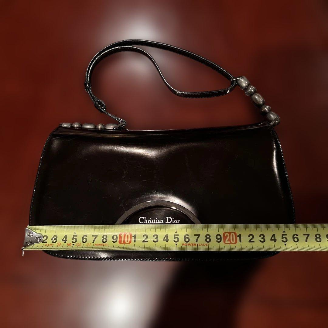 Christian Dior マリスパール ブラックエナメル⭐︎ヴィンテージ