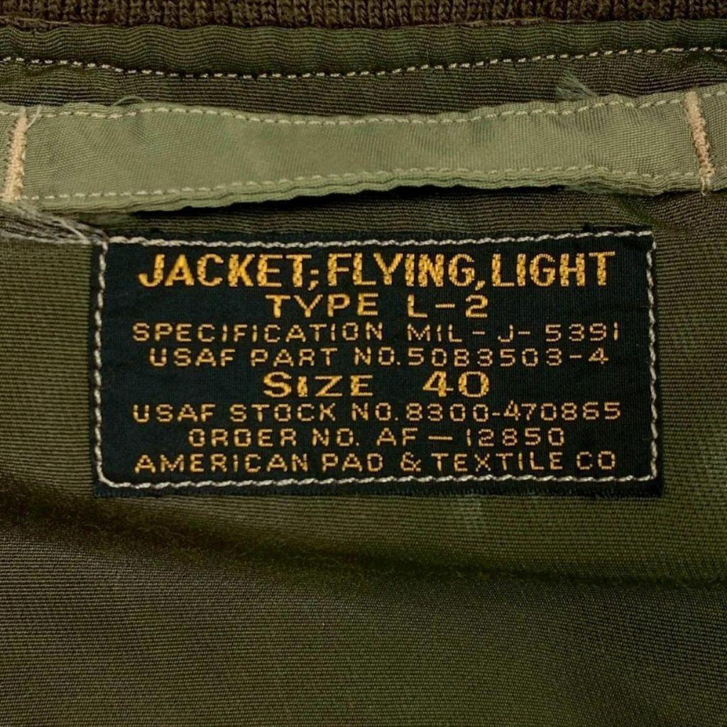 実名復刻☆バズリクソンズ L-2 AMERICAN PAD社 40 D783 - メルカリ