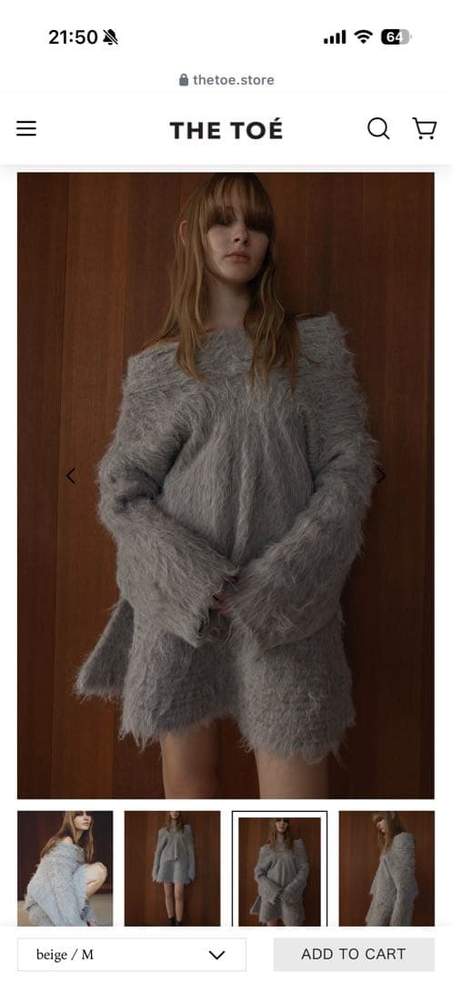 THETOE' Friedrich Off-shoulder Sweater