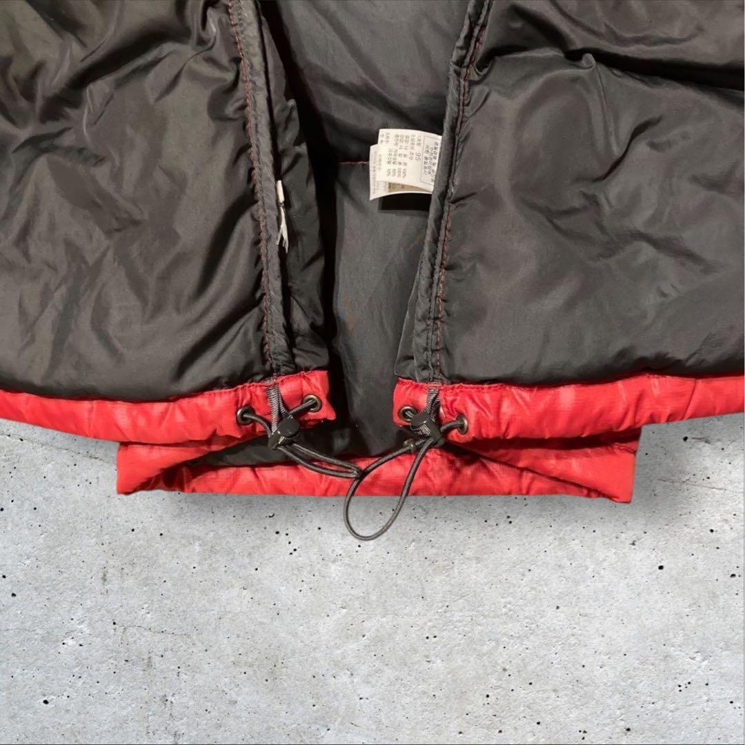 ザ・ノースフェイス〉ヌプシ ダウンジャケット 赤 M 700 ツートン