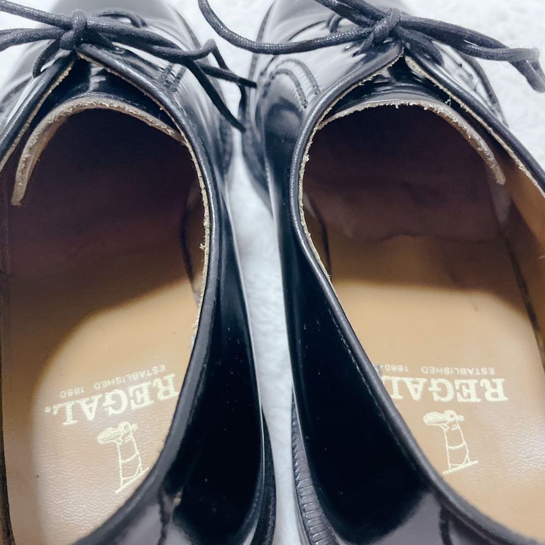 REGAL ドレスシューズ　26.0cm 黒　外羽根　レースアップ　メンズ