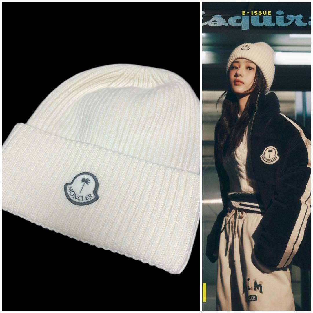 新品】韓国ミンジ着用 MONCLER PALM ANGELS ニット帽 - メルカリ