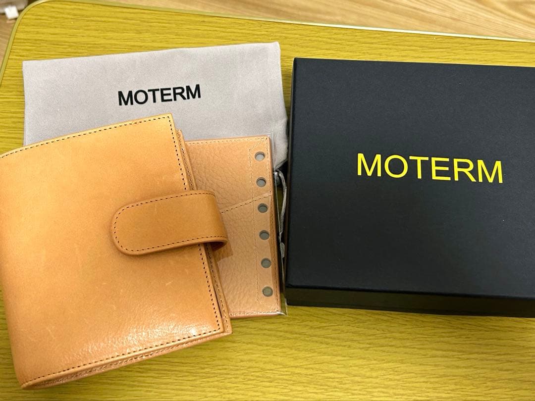 値下げ済み‼️MOTERM システム手帳 ミニ6 リング30mm アプリコット